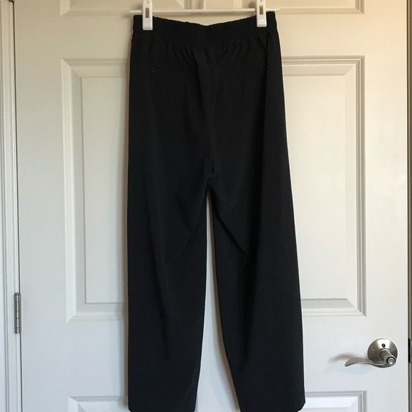 Athleta Brooklyn Wide Leg Crop Pants Black - Picture 10 of 13